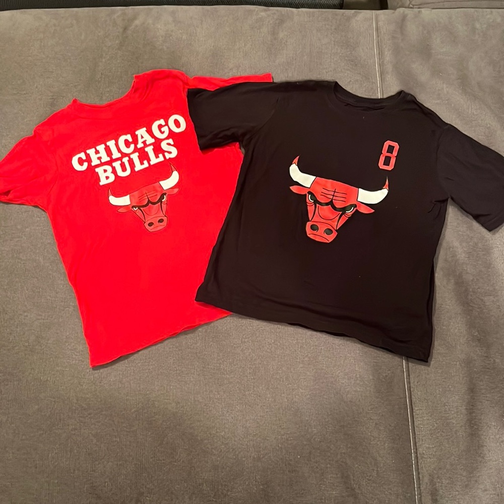 Boys Chicago Bulls T-Shirt Bundle with Zach Lavine Shirt